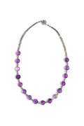 Perigord  collection - Amethyst and Rock Crystal Necklace
