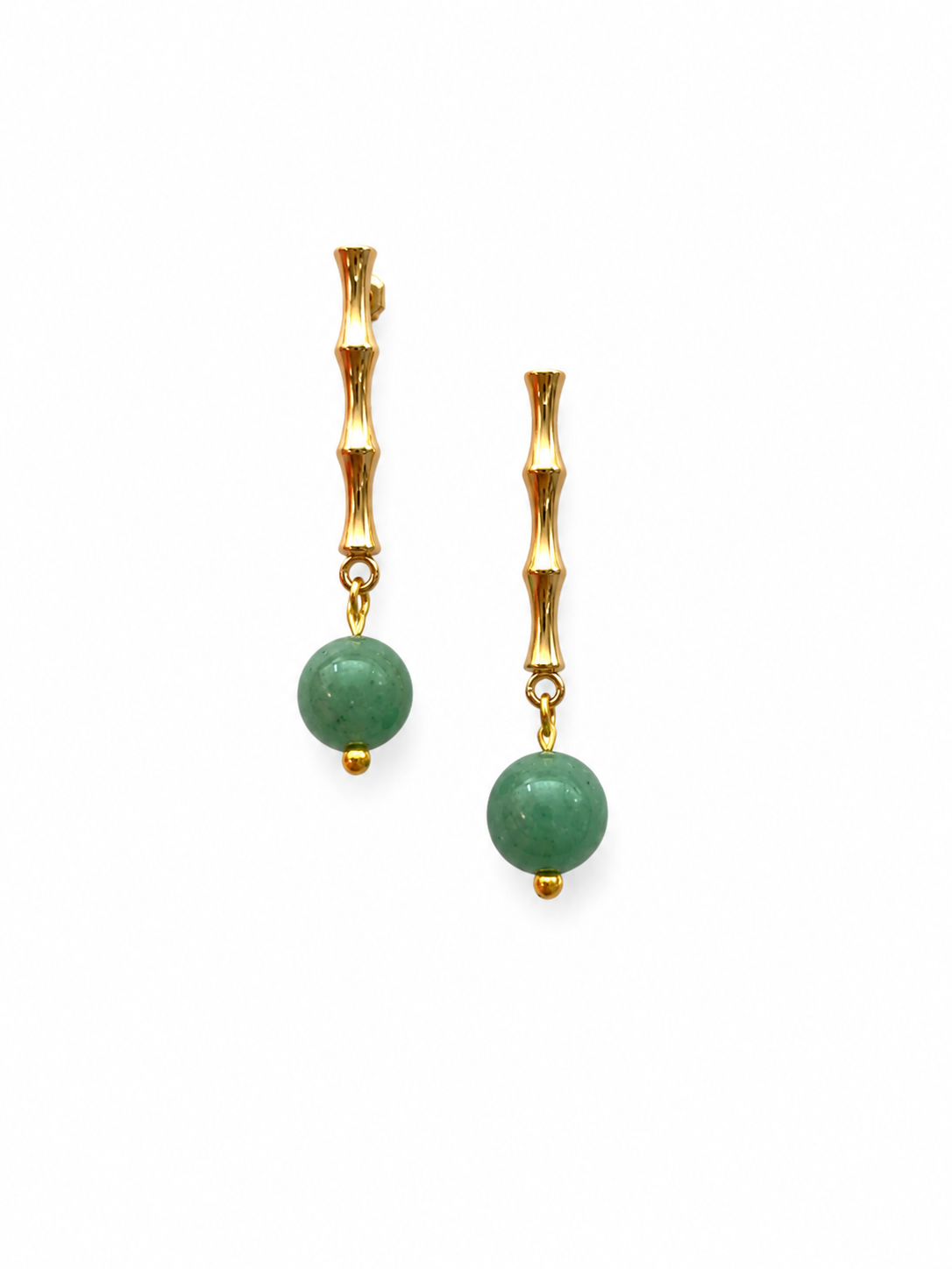 Giverny collection - Les Bambous Earrings In Aventurine