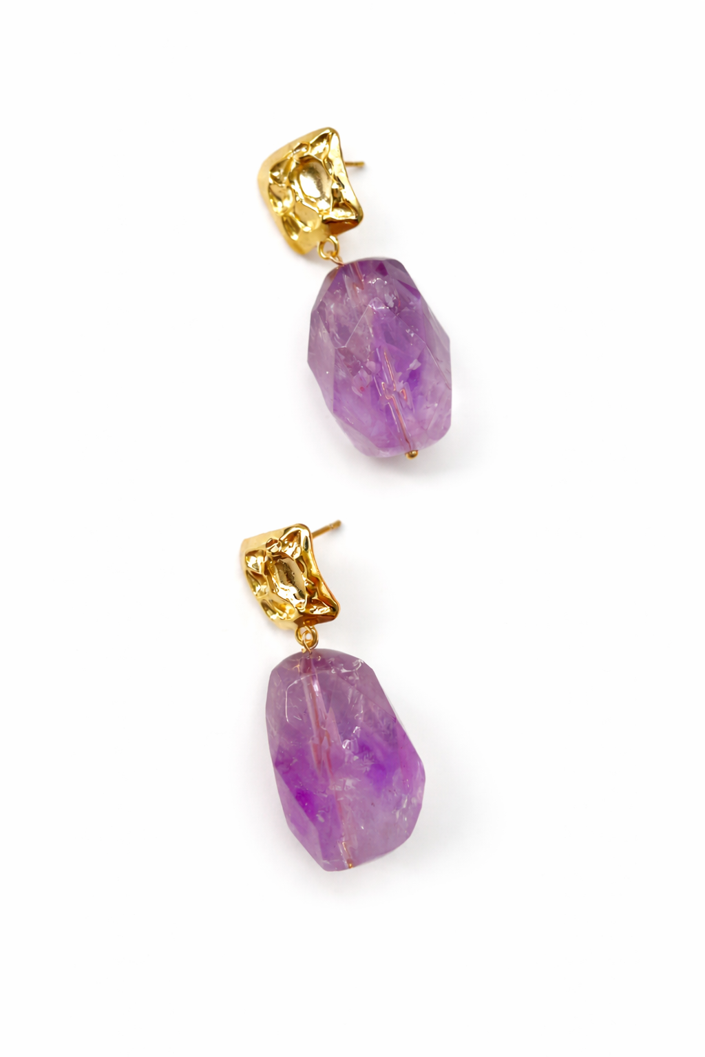 Seen on at Gina Bryce at Cheltenham 2026 - Cassis Amethyst Earrings