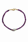 Antibes collection - Choker In Amethyst