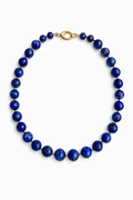 Cassis collection - Gold Flecked Lapis Necklace