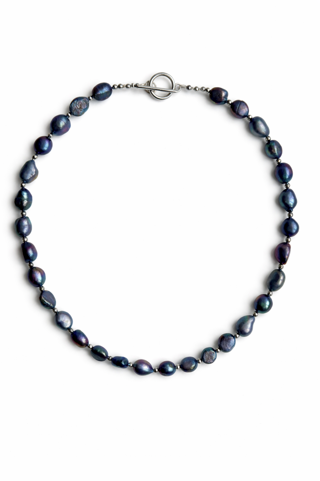 Giverny collection - Simple Peacock Baroque Pearl Necklace