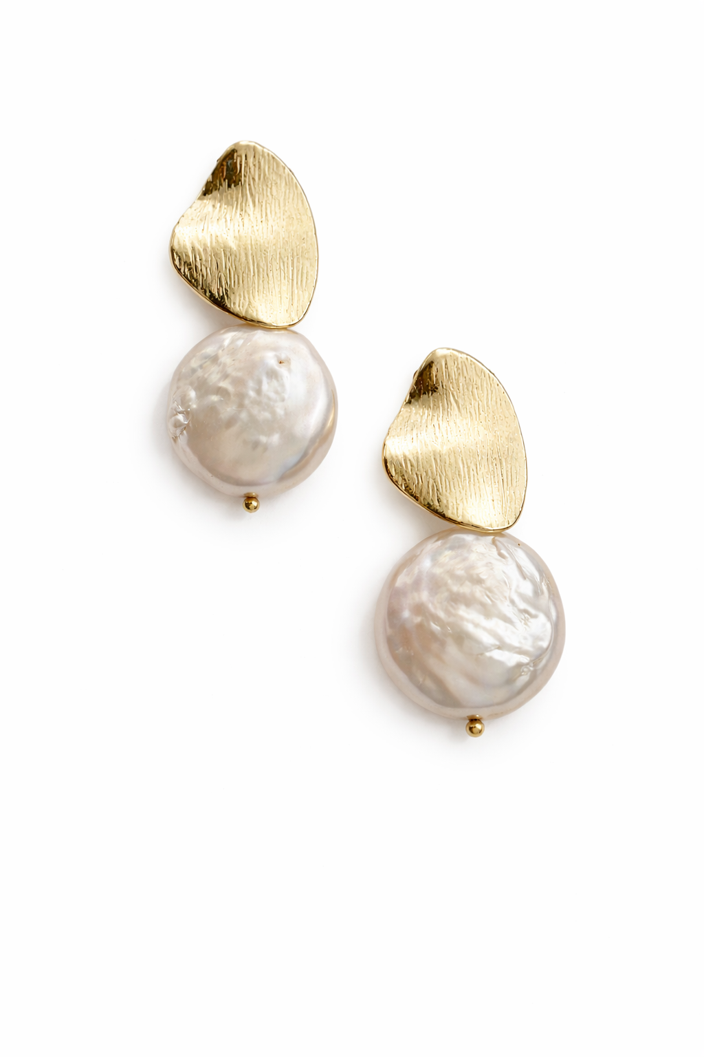 Antibes collection - Coin pearl Earrings