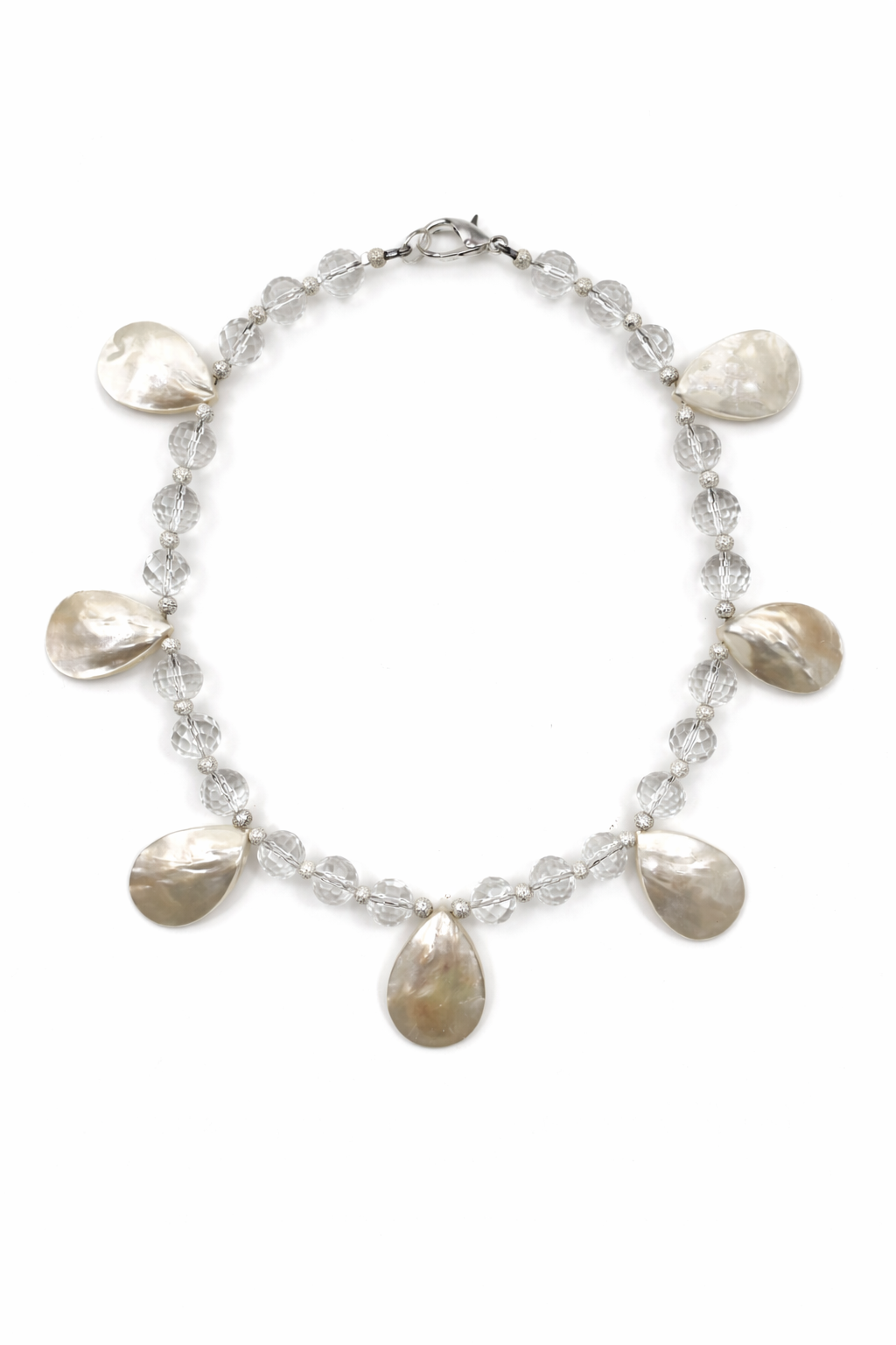 Antibes collection - Necklace In Mother Of Pearl And Rock Crystal