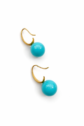Troyes collection: Turquoise Orb Earrings