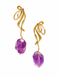 Fontanges collection - Fontanges Earrings With Faceted Amethysts