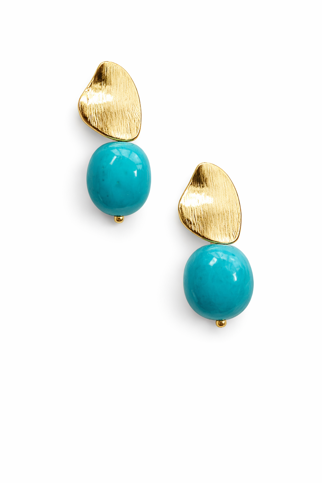 Antibes collection - Turquoise Orb Earrings