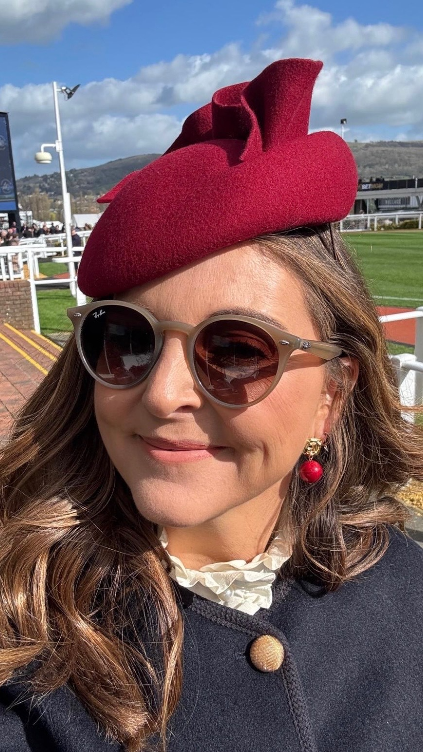 Seen on at Gina Bryce at Cheltenham 2026 - Cassis Earrings Bamboo Coral
