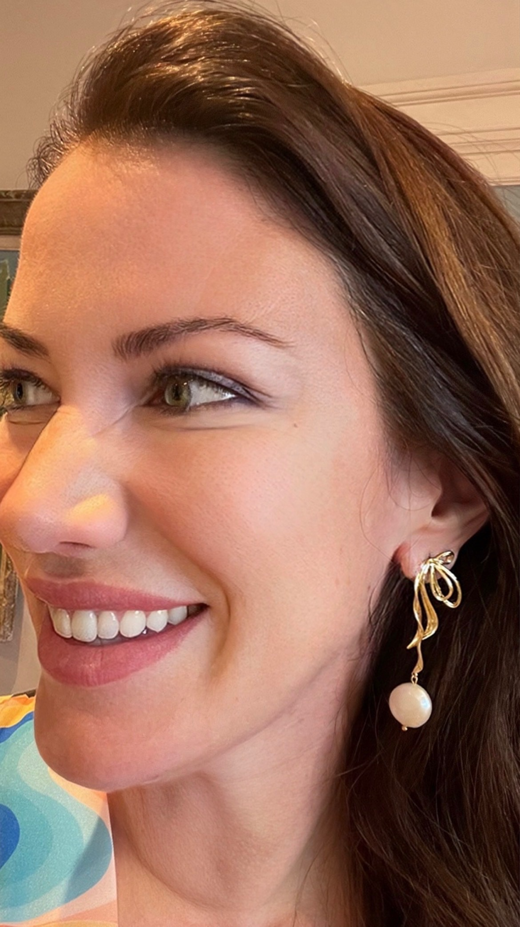Fontanges collection - Fontanges Earrings With Coin Pearls