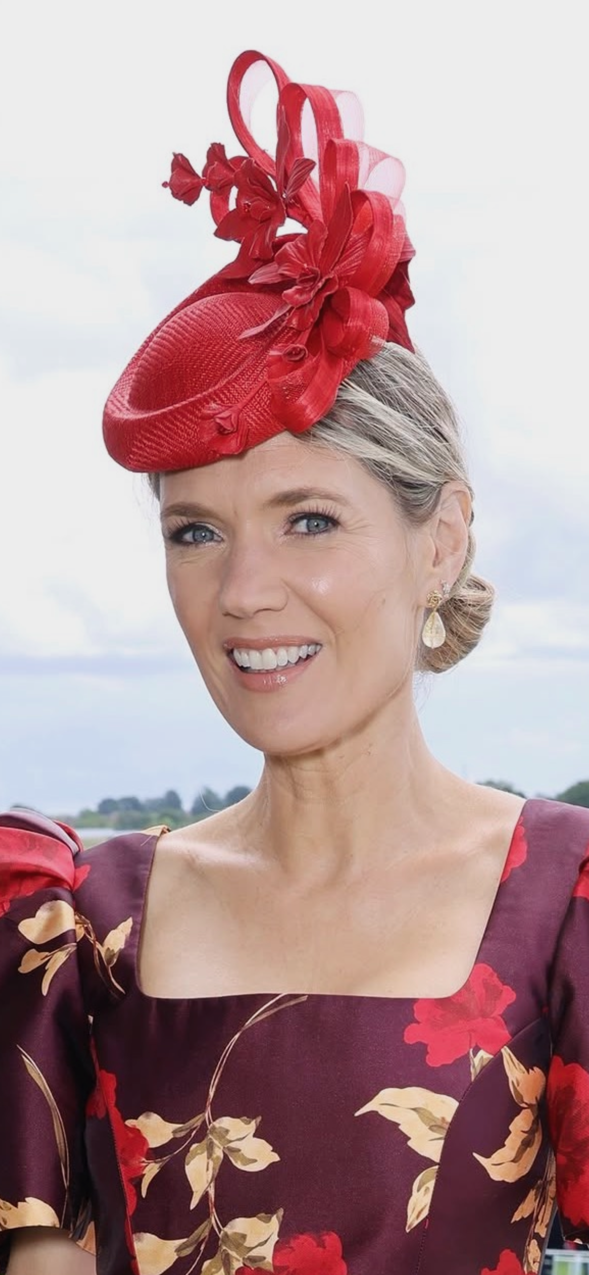 Seen on Presenter Gina Bryce at Epsom in June 2026 - Giverny Rose Dorée Citrine Earrings