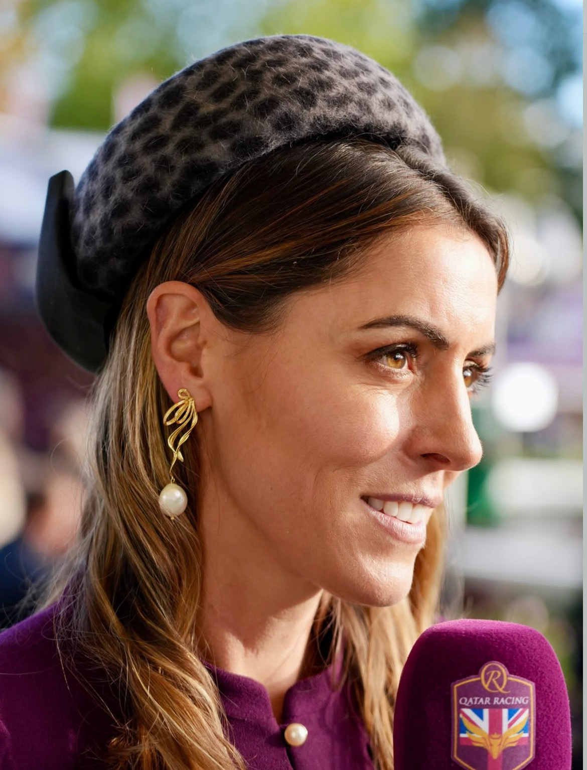 Seen on Presenter Aly Vance at British Champions Day Ascot in October 2026 - Fontages Earrings With Coin Pearls