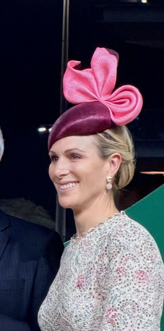 Seen on Zara Tindall at Saudi Cup in February 2026 - Cassis Large Rose Quartz Earrings