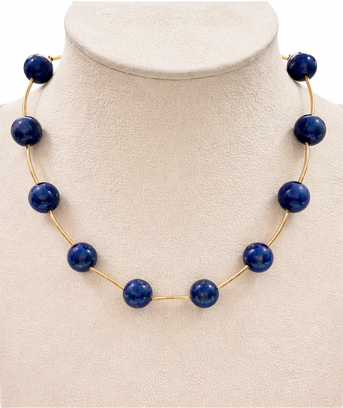 Cassis collection - Lapis Curve Necklace