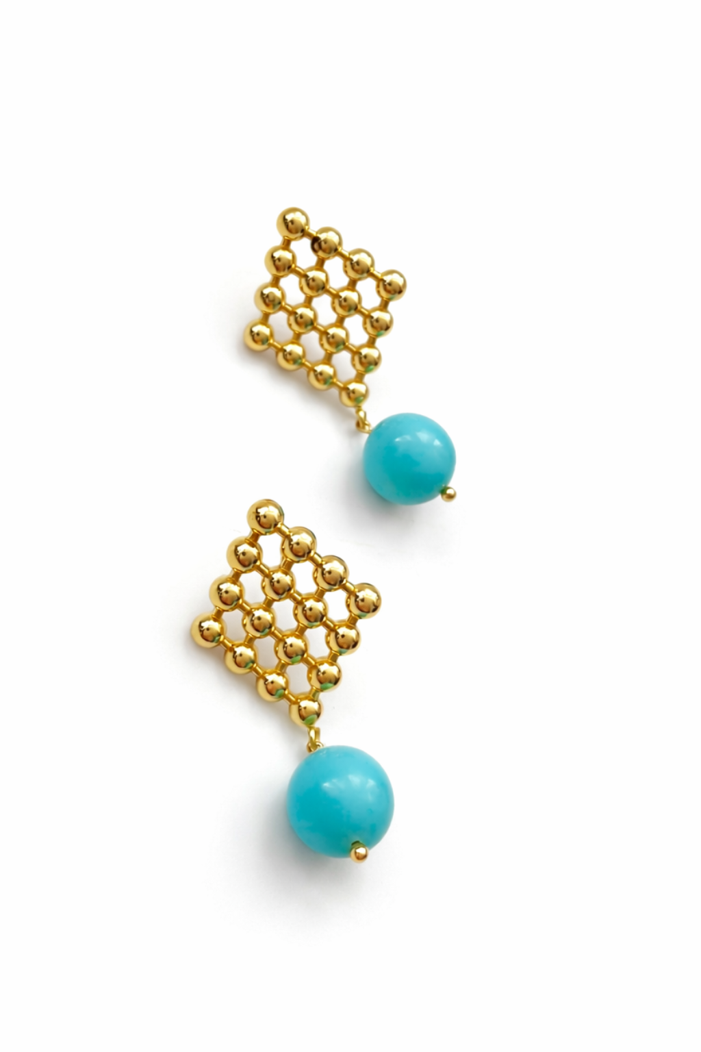 Luberon collection - Nid d’Abeille With Turquoise Orbs