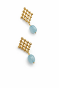Luberon collection - Nid d’Abeille With Aquamarine Orbs