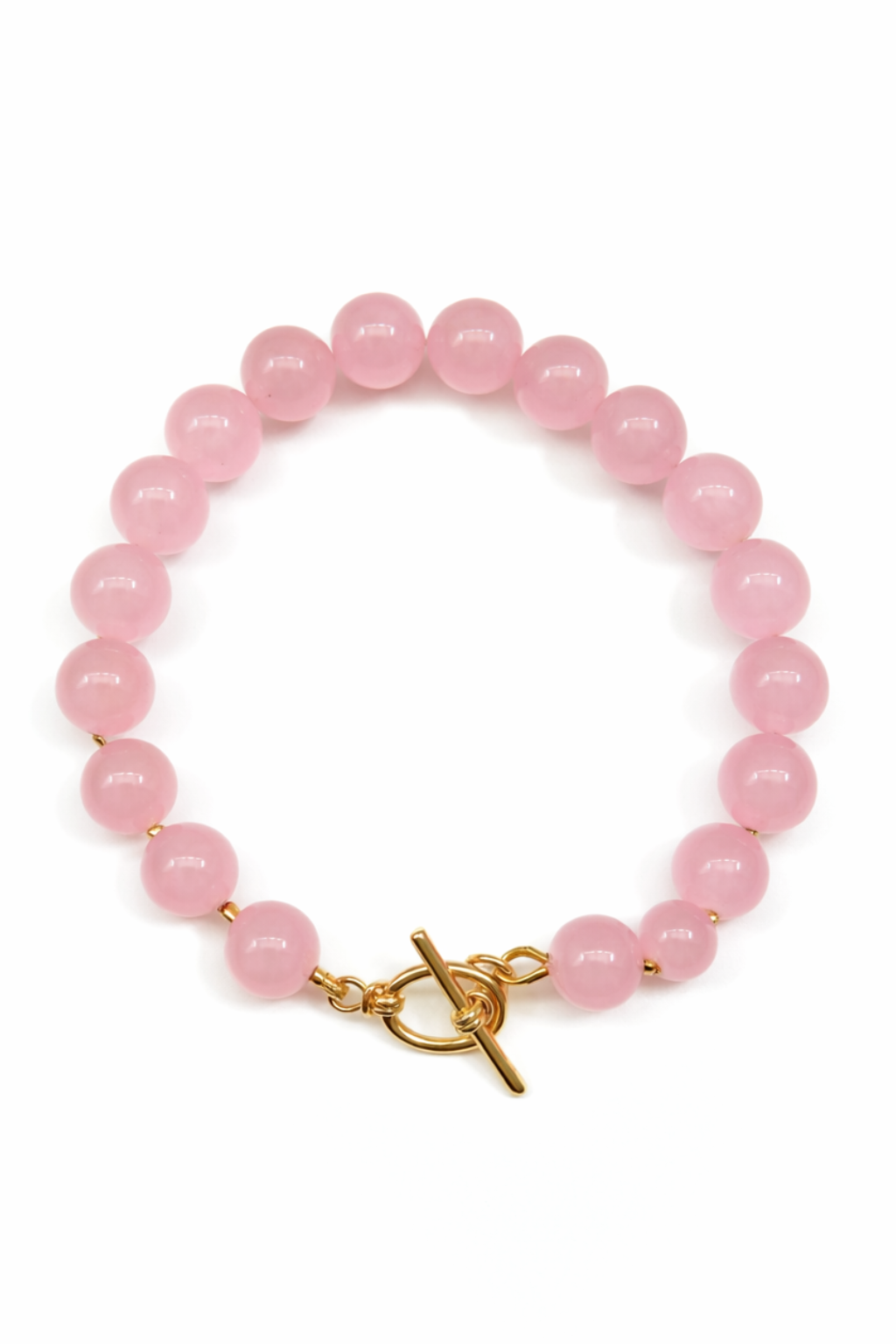 Cassis collection - Single Rose Quartz Bracelet