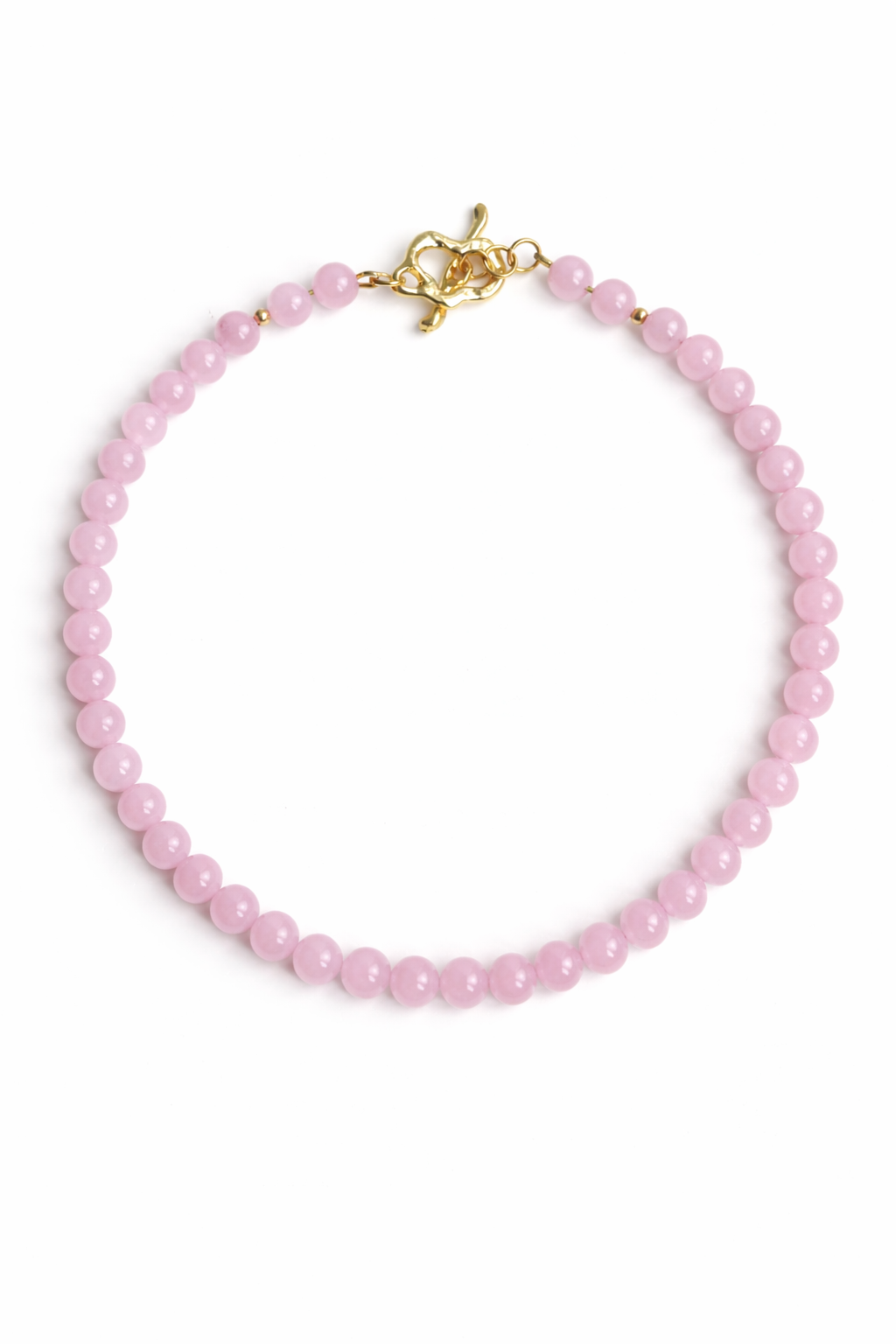 Cassis collection - Pretty Pink Rose Quartz Necklace